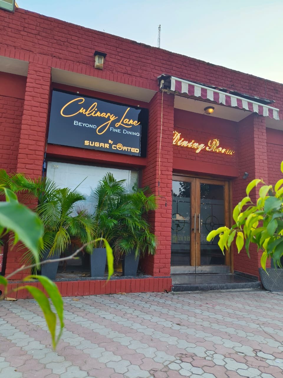 Culinary Lane destination restaurant dining room