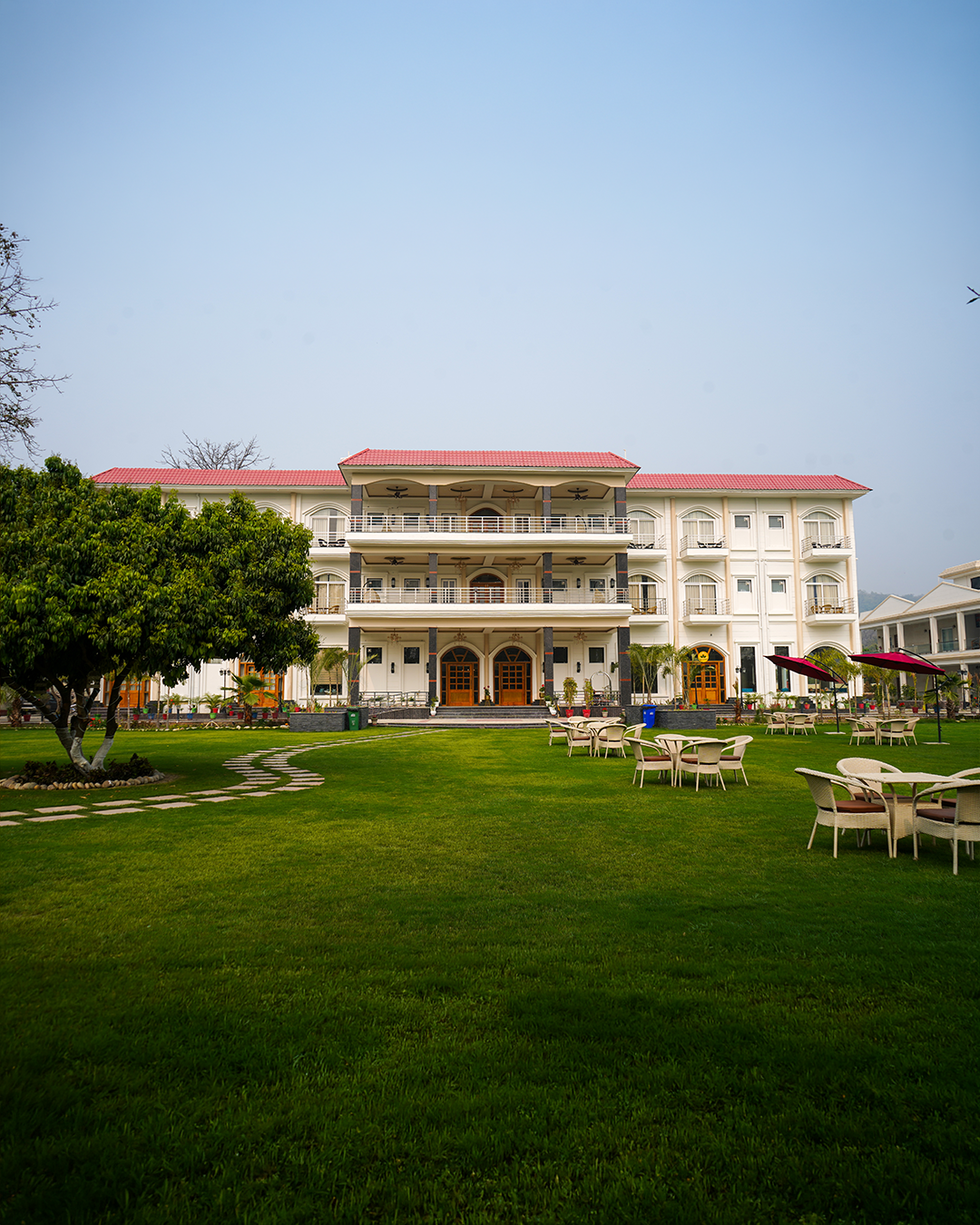 The Lychee Resort nestled in the forest of Jim Corbett